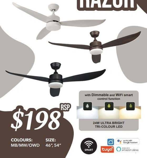 Bestar Ceiling Fan Singapore | Stylish & Efficient Cooling