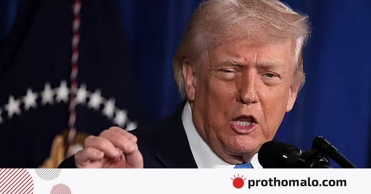 ইরান ‘বড় বিপদে’ আছে, হামলা চালানোর নির্দেশ দেওয়া হতে পারে: ট্রাম্প | প্রথম আলো