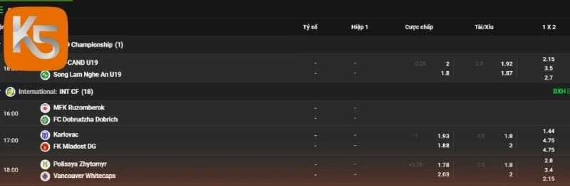 Kèo Nhà cái 5 Tỷ Lệ Kèo Nhà Cái Cover Image