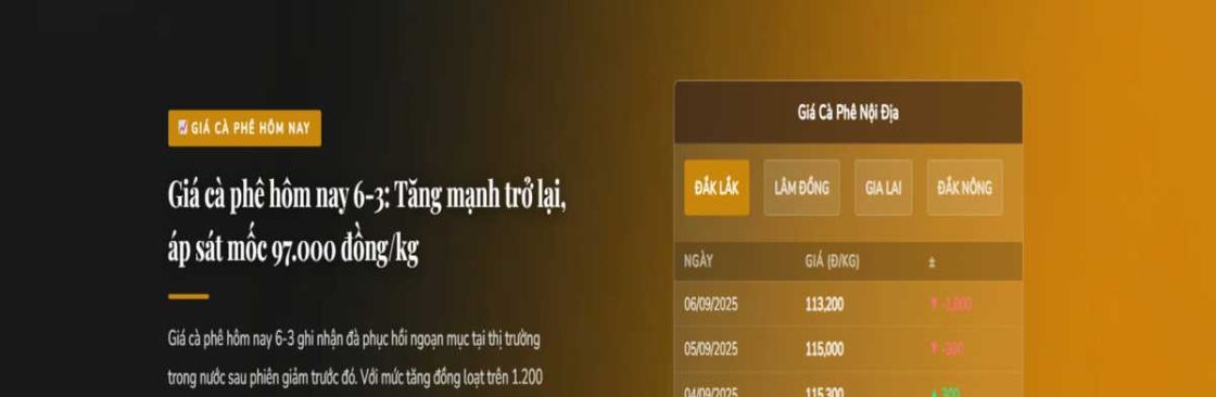 Giá cà phê hôm nay Cover Image