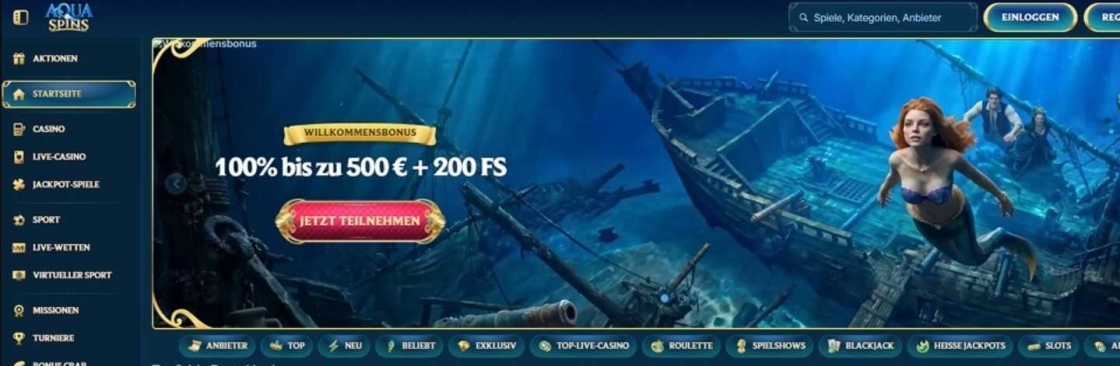 AquaSpins Casino Cover Image