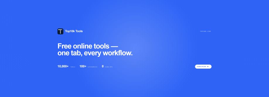Top10k Tools Cover Image