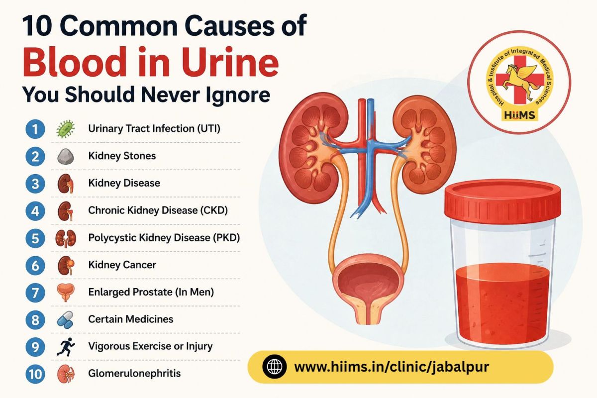 10 Common Causes of Blood in Urine You Should Never Ignore – Jeena Sikho HiiMS Jabalpur